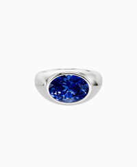 Royal Blue Lab Sapphire / Oval / 3ct