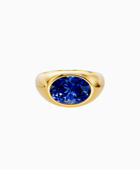 Royal Blue Lab Sapphire / Oval / 3ct