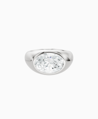 White Lab Diamond / Oval / 3ct