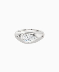 White Lab Diamond / Pear / 1ct