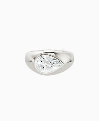 White Lab Diamond / Pear / 2ct