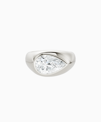 White Lab Diamond / Pear / 2.5ct