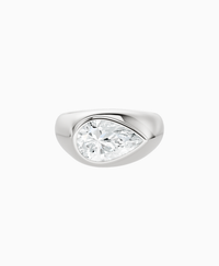 White Lab Diamond / Pear / 2.5ct