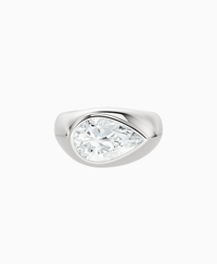 White Lab Diamond / Pear / 3ct